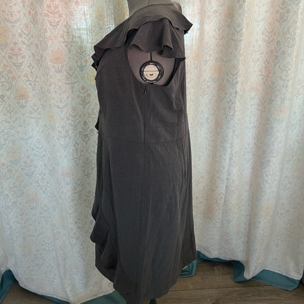 Plus size Spense Ruffle-Front Dress - Picture 2 of 8